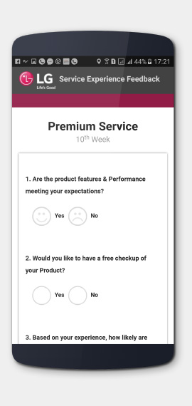 LG India Feedback Survey Form 02