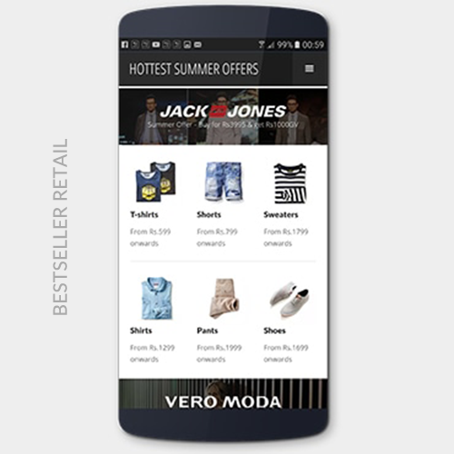 Retail deep linking campaign